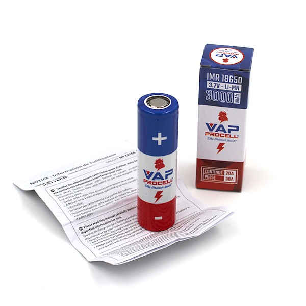 Accu IMR 18650 Power 3000mAh Vap Procell – Image 2