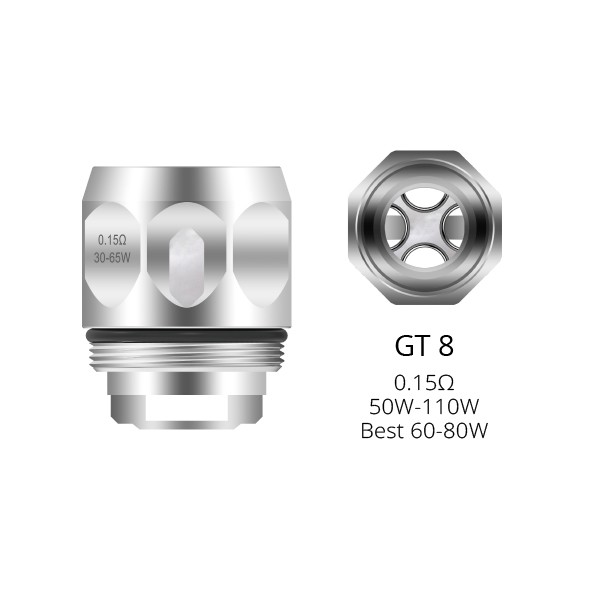 Résistances GT8 (0.15 ohm) NRG Vaporesso