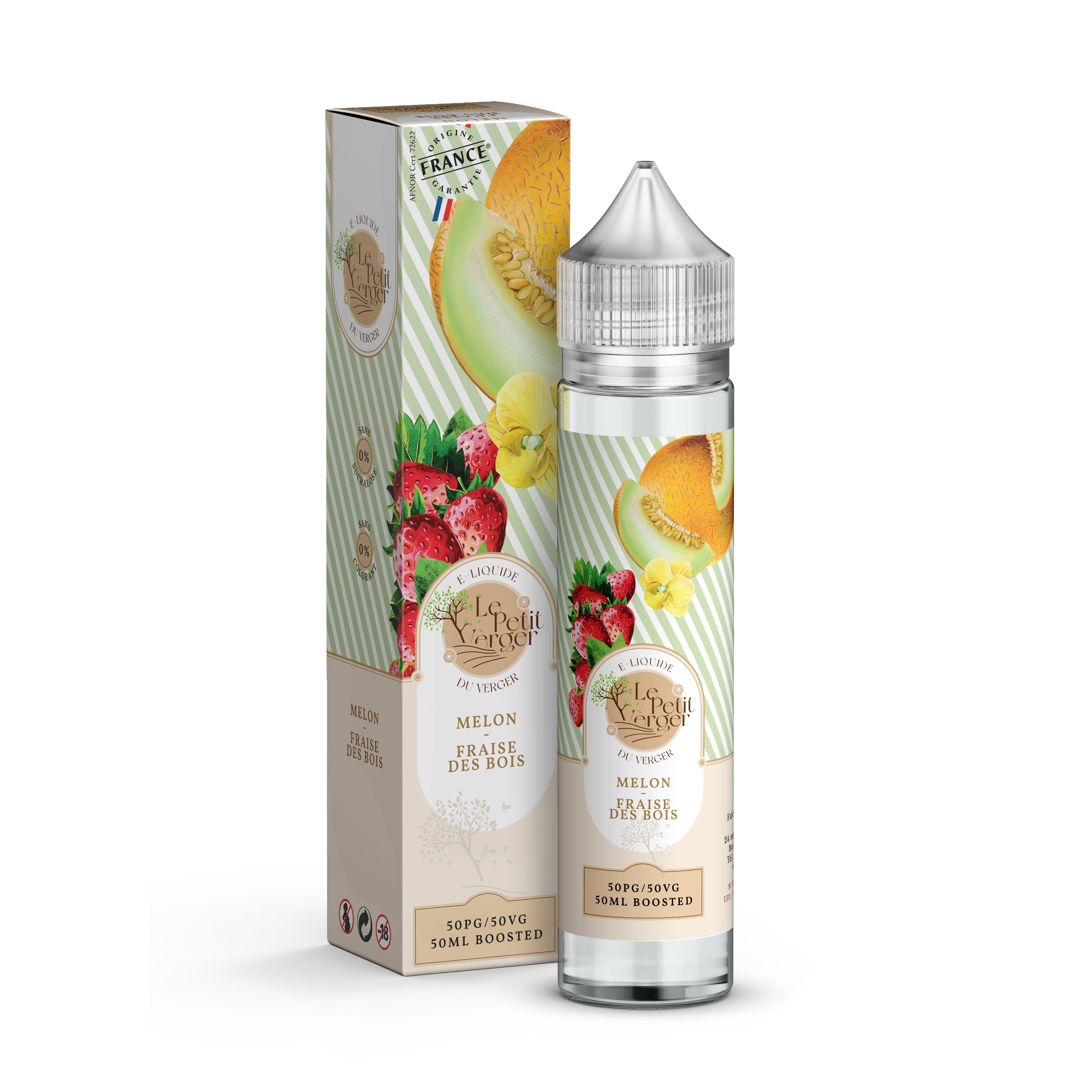 Le Petit Verger Melon Fraise des bois 50ml