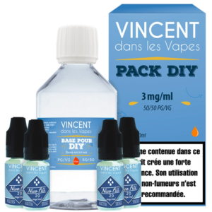 Pack 200ml Base DIY 50/50 VDLV