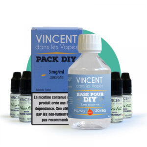 Pack 200ml Base DIY 20/80 VDLV