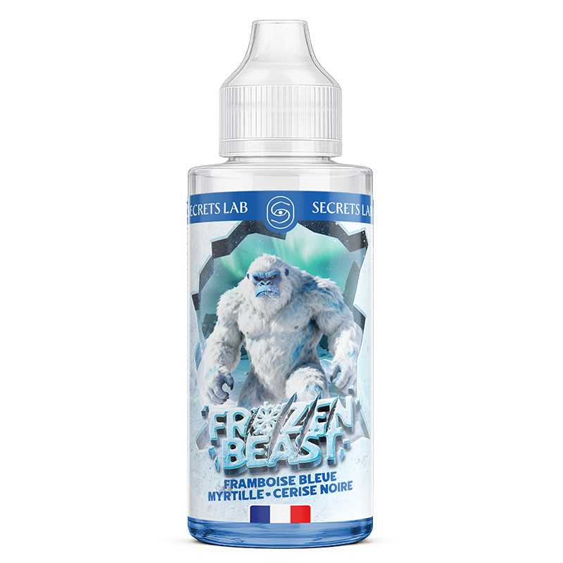 Framboise Bleue Myrtille Cerise Noire 100ml Frozen Beast - Secret's LAb